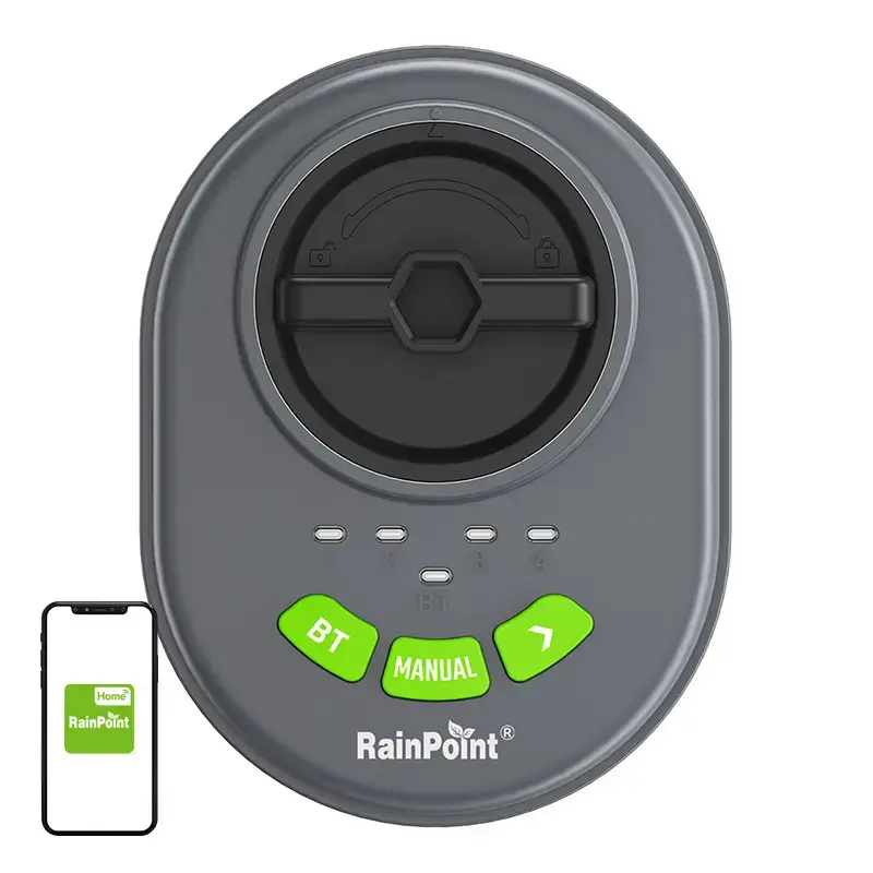 RainPoint 4 zonu sprinkleru kontrolieris ar
