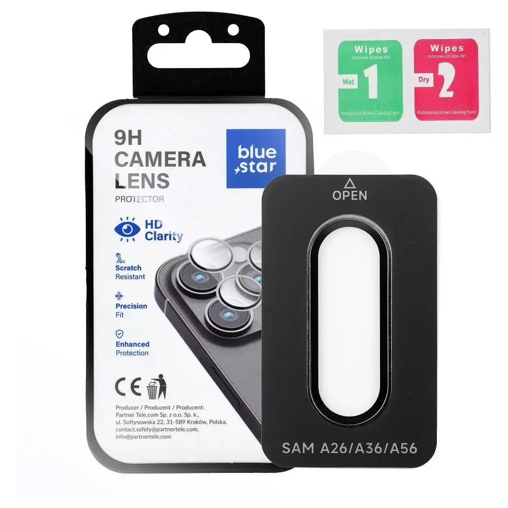 BLUESTAR Tempered Glass Camera Lens for