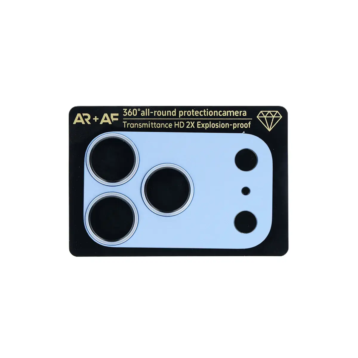 Toptel Tempered Glass Aluminum Metal Camera