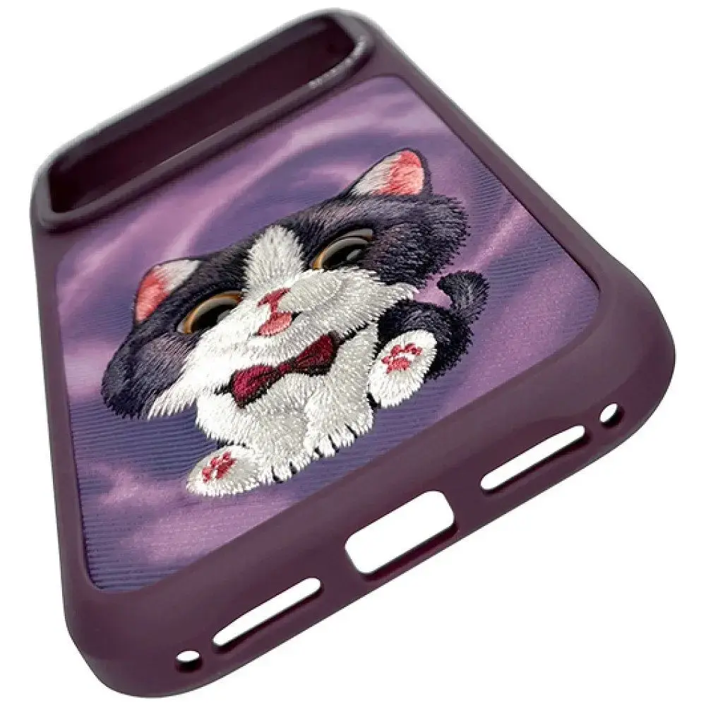NIMMY case BIG EYED CREAM CAT