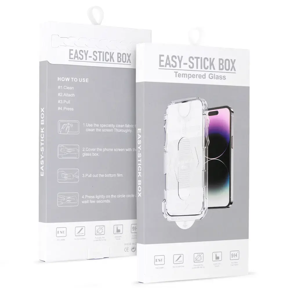 Toptel Tempered Glass Full Glue Easy-Stick