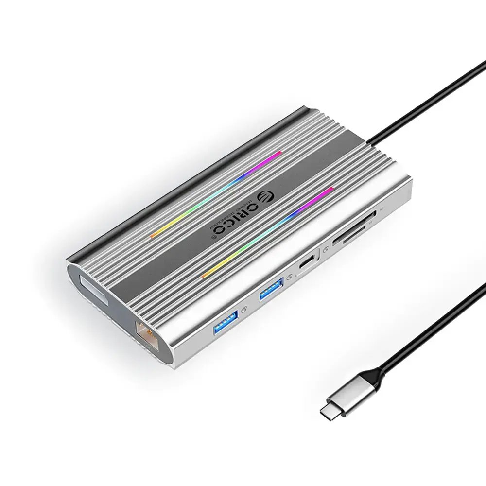 Orico USB-C 12w1 RGB | USB-A