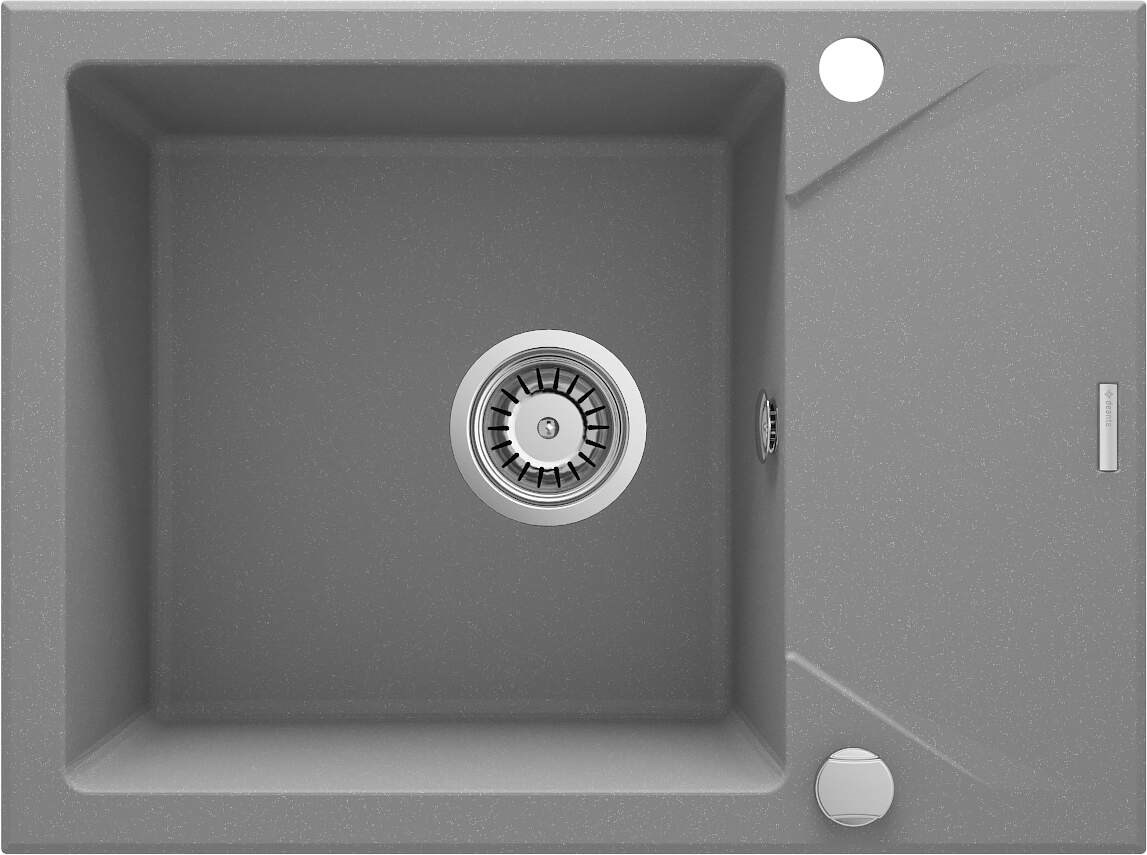 Deante 1-bowl granite sink with drainer