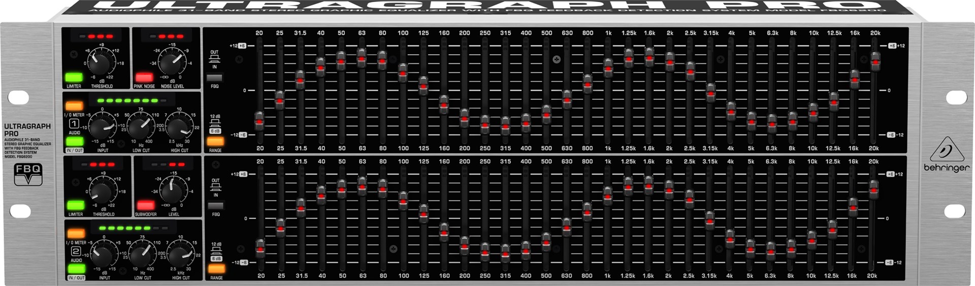 Behringer FBQ6200 audio equalizer | 000-B3T01-00010