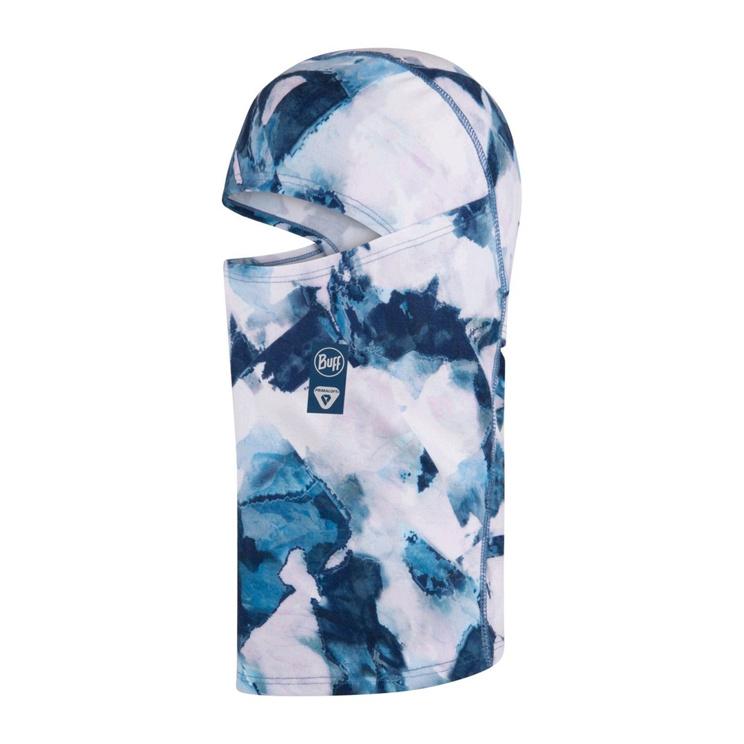 BUFF Thermonet Hinged Balaclava Synth, White-Blue