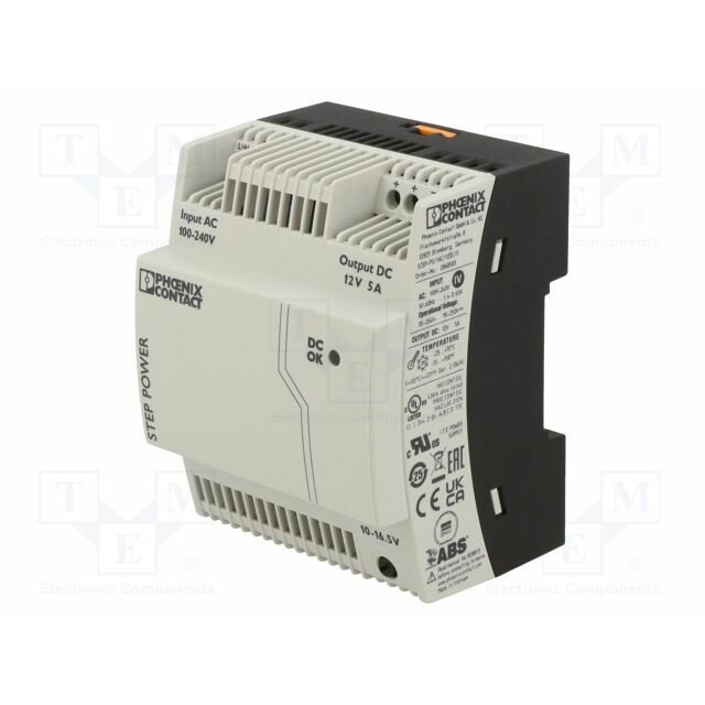 PHOENIX CONTACT Power supply: switching; for
