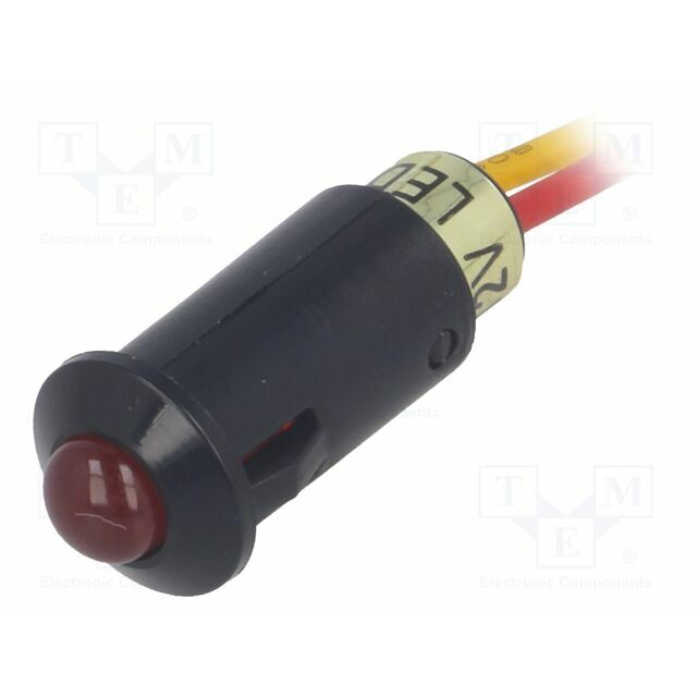 SCI Indicator: LED; prominent; red; 12VDC