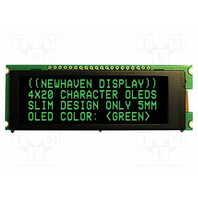NEWHAVEN DISPLAY INTERNATIONAL Display: OLED; alphanumeric
