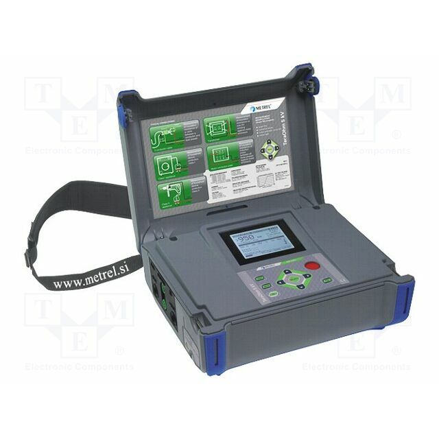 METREL Meter: insulation resistance; LCD; Interface: