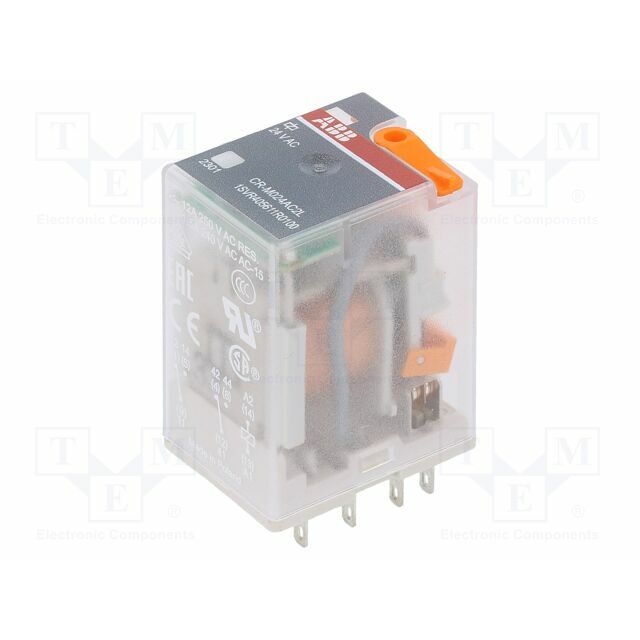 ABB Relay: electromagnetic; Ucoil: 24VAC; DPDT