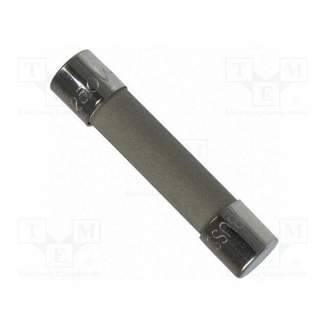 EATON/Bussmann Fuse: fuse; ceramic,cylindrical; 15A