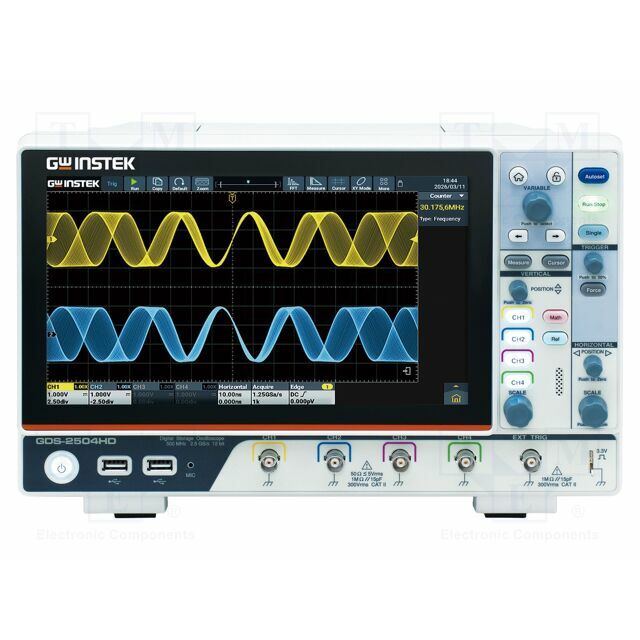 GW INSTEK Oscilloscope: digital; DSO; Ch: