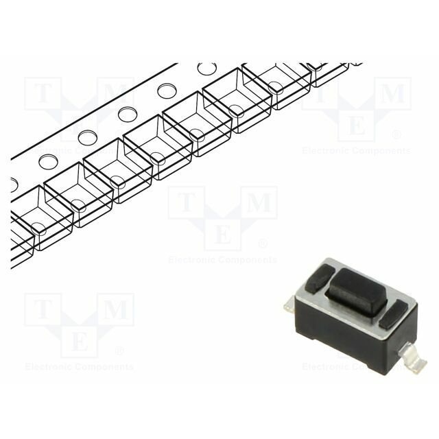 CONNFLY Microswitch TACT; SPST; Pos: 2