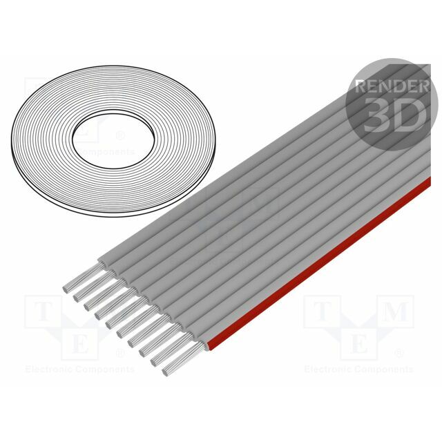 BELDEN Wire: ribbon; 1.27mm; stranded