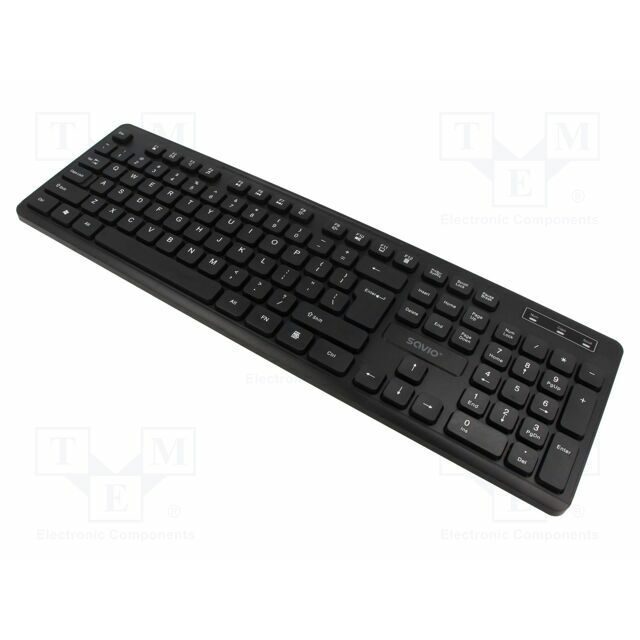 SAVIO Keypad: computer; black; USB A
