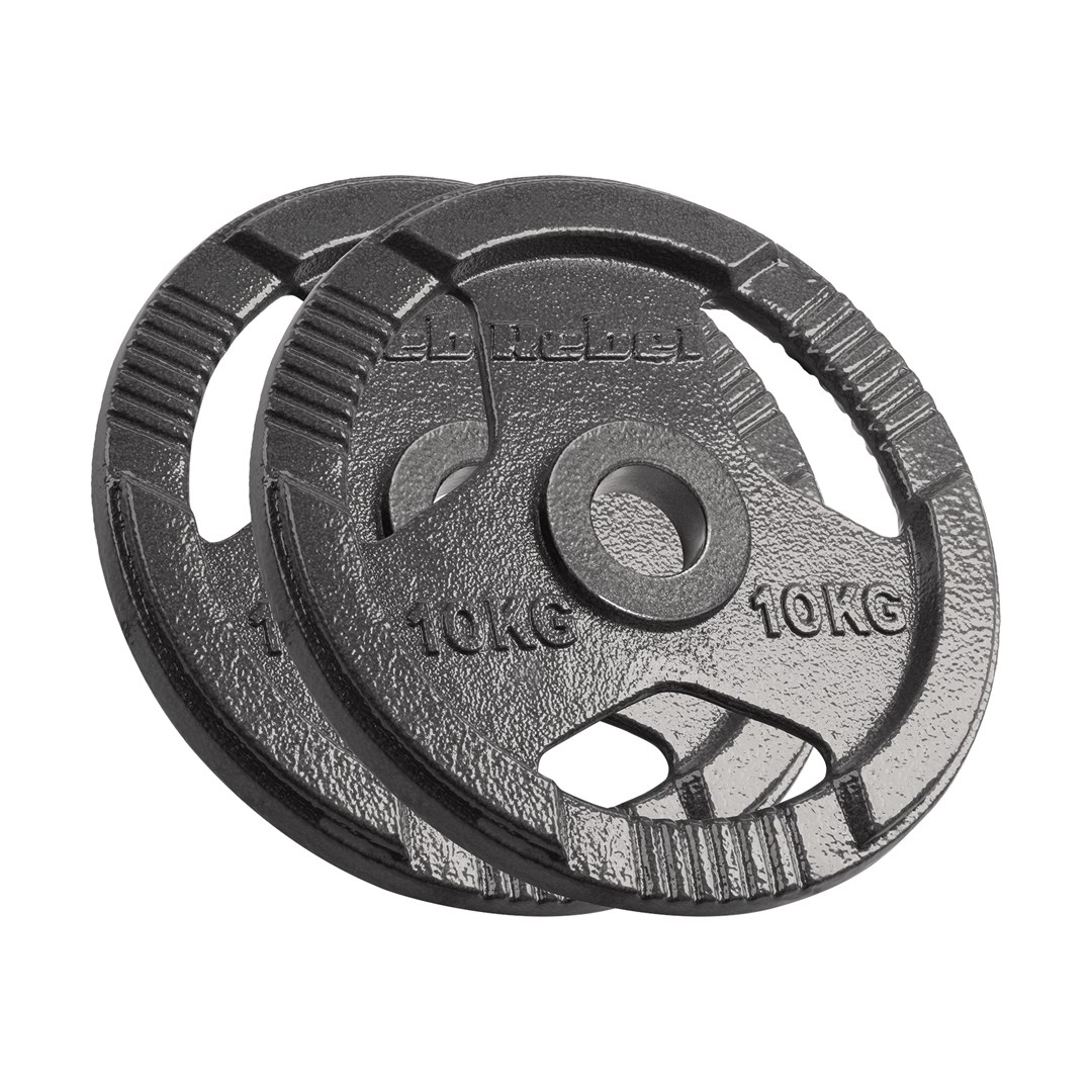 REBEL Cast iron weight 2x10kg plate
