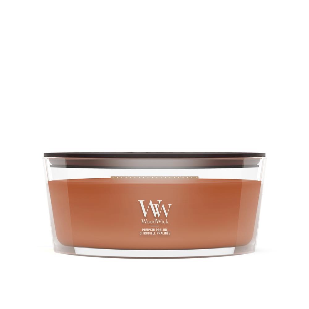 WoodWick Pumpkin Praline wax candle Ellipse