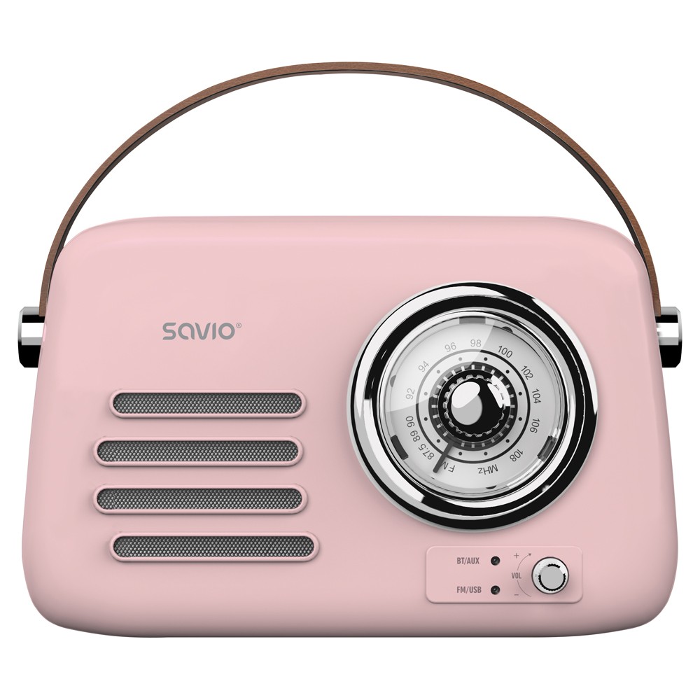 Portable radio RS-03 pink SAVIO |