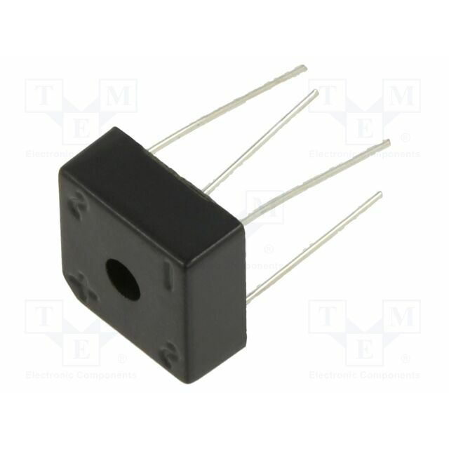 DC COMPONENTS Bridge rectifier: single-phase; Urmax: