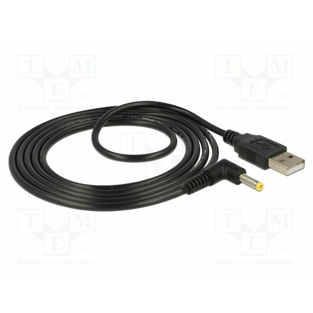 Cable; USB A plug,DC 4