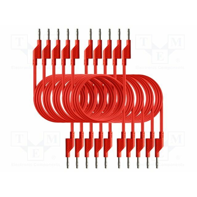 PEAKTECH Test leads; 50VAC,120VDC; 10A