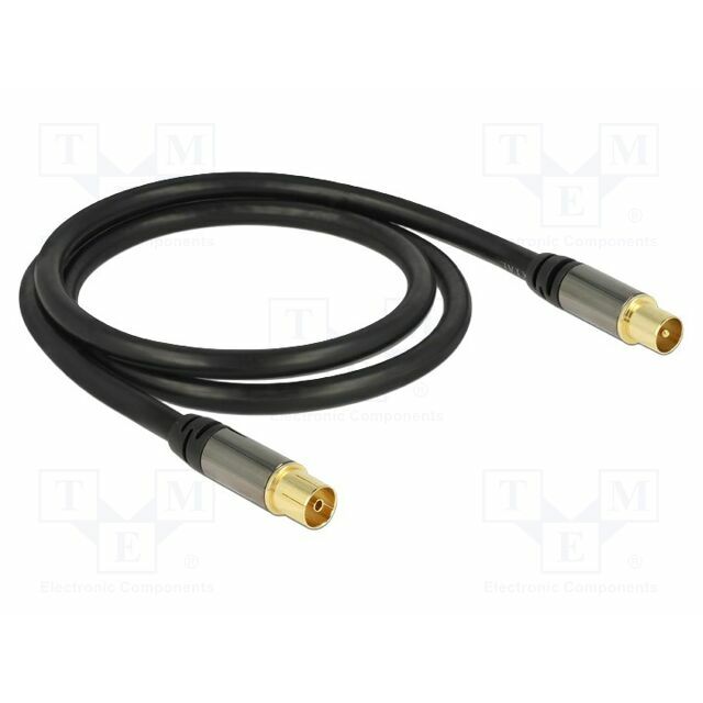 Cable; 1m; coaxial 9.5mm socket