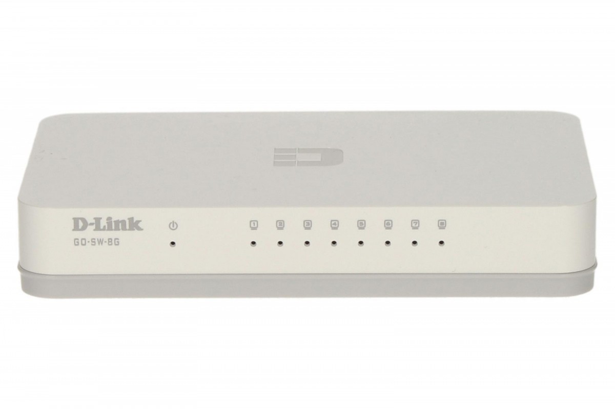 D-Link GO-SW-8G/E tīkla pārslēgs Nepārvaldīts Gigabit