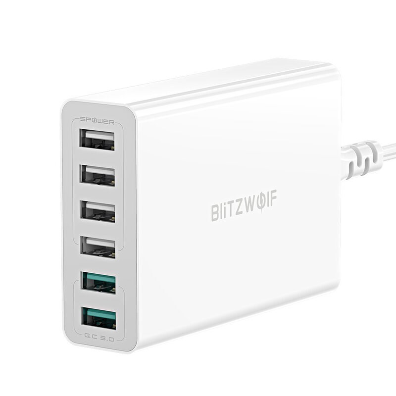 BlitzWolf BW-S15 Ladētājs 6x USB /