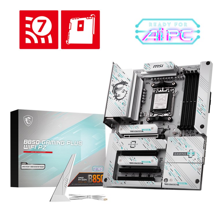 MSI B850 GAMING PLUS WIFI PZ