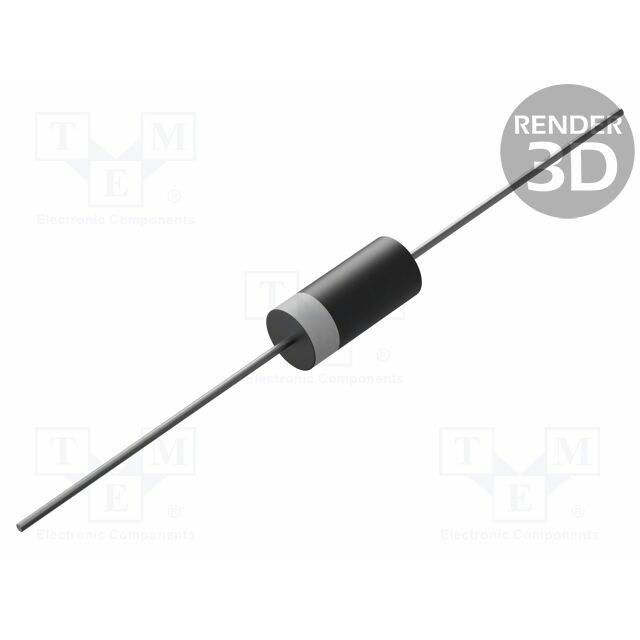 DC COMPONENTS Diode: rectifying; THT; 800V