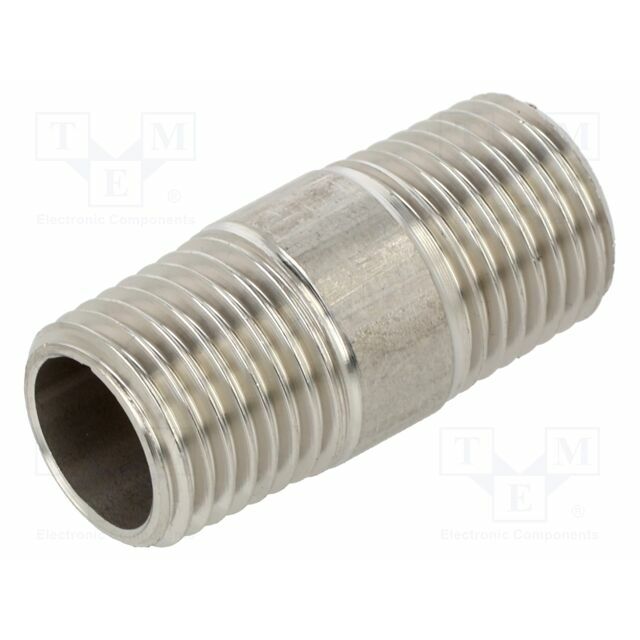 GEBO Splice terminal: connector pipe; stainless