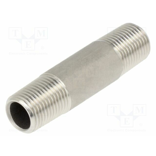 GEBO Splice terminal: connector pipe; stainless