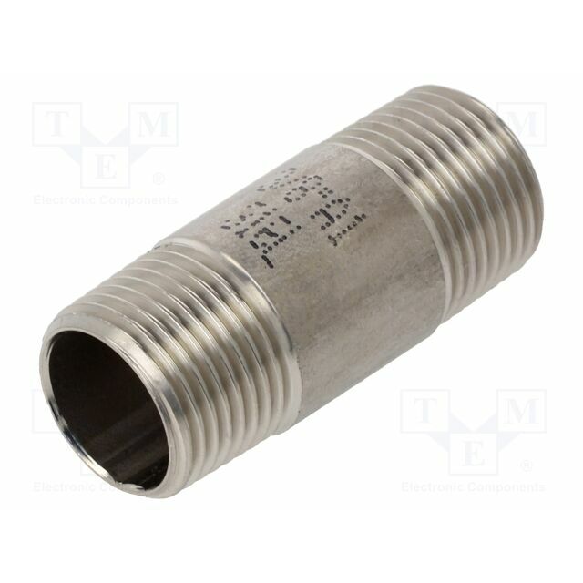 GEBO Splice terminal: connector pipe; stainless