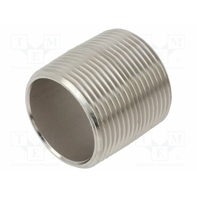 GEBO Splice terminal: connector pipe; stainless