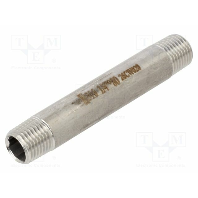 GEBO Splice terminal: connector pipe; stainless