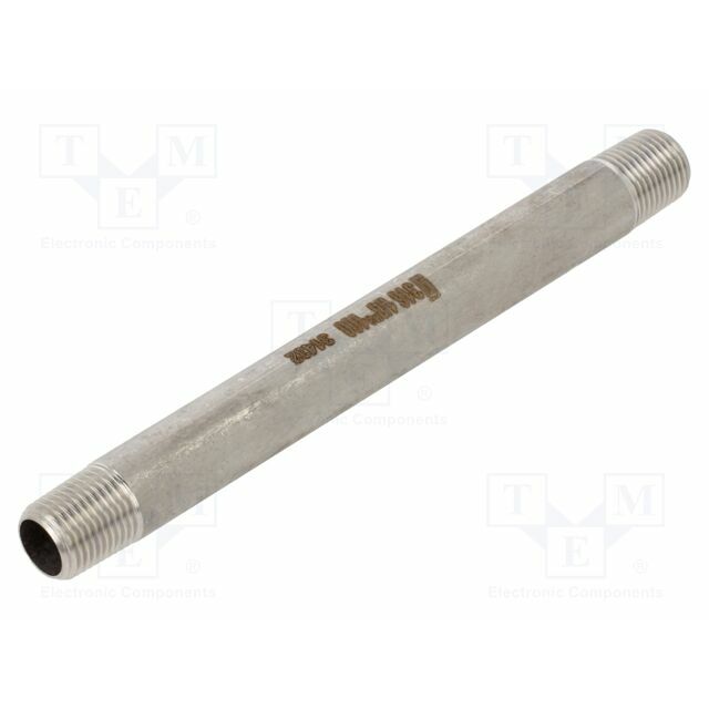 GEBO Splice terminal: connector pipe; stainless