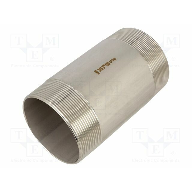 GEBO Splice terminal: connector pipe; stainless