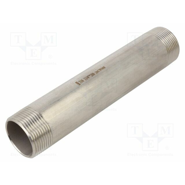 GEBO Splice terminal: connector pipe; stainless
