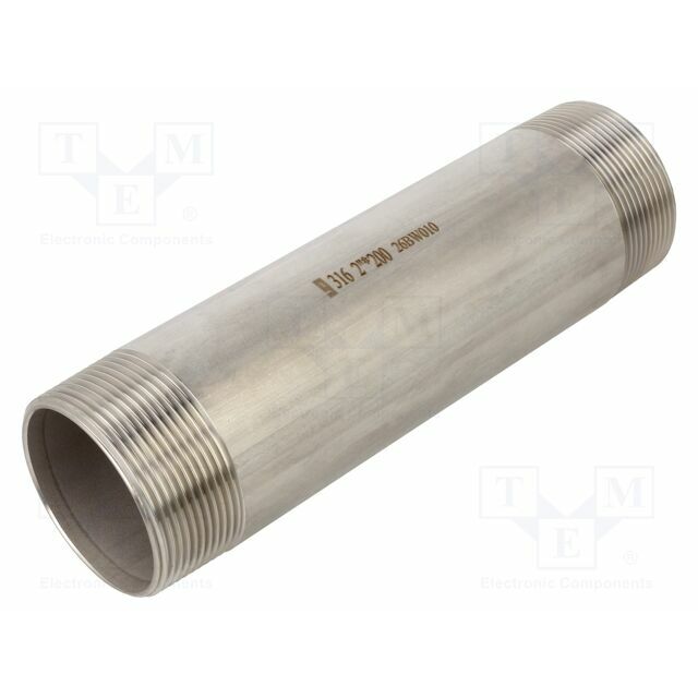 GEBO Splice terminal: connector pipe; stainless