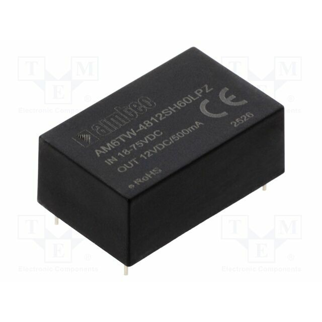 AIMTEC Converter: DC/DC; 6W; Uin: 18÷75VDC