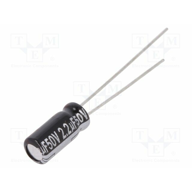PANASONIC Capacitor: electrolytic; THT; 2.2uF