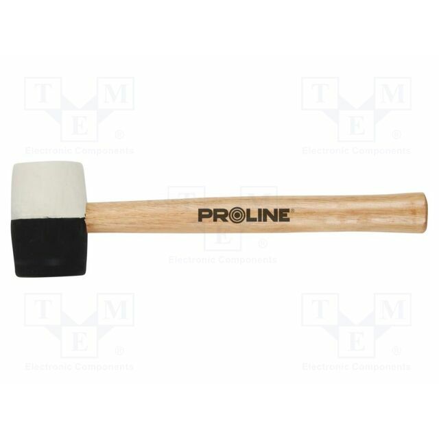 PROLINE Hammer; 980g; rubber; wood; 72mm
