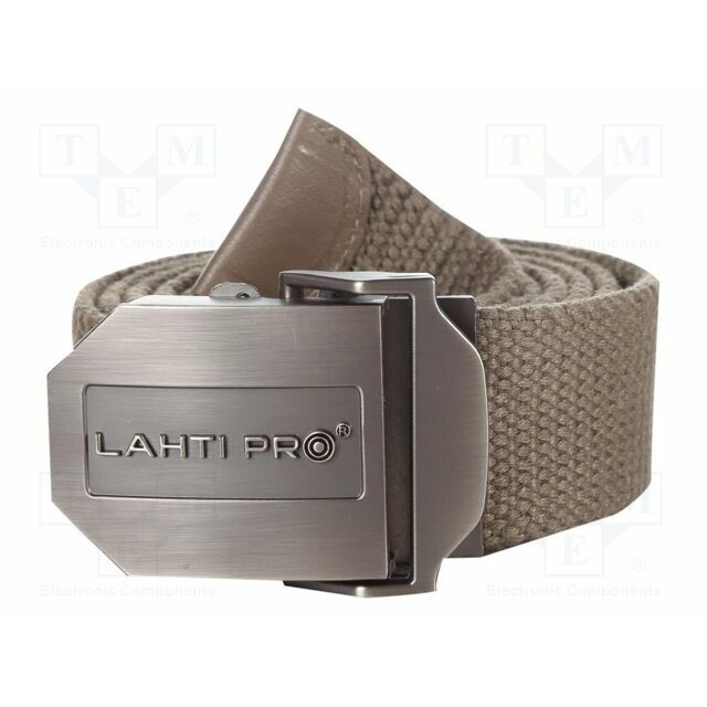 LAHTI PRO Trousers belt; khaki; canvas