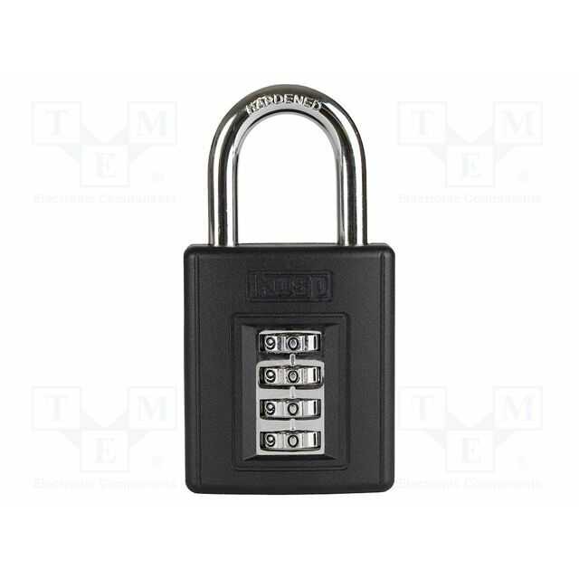 KASP Padlock; shackle,combination code; 50mm