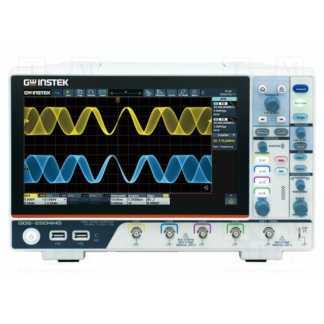 GW INSTEK Oscilloscope: digital; DSO; Ch: