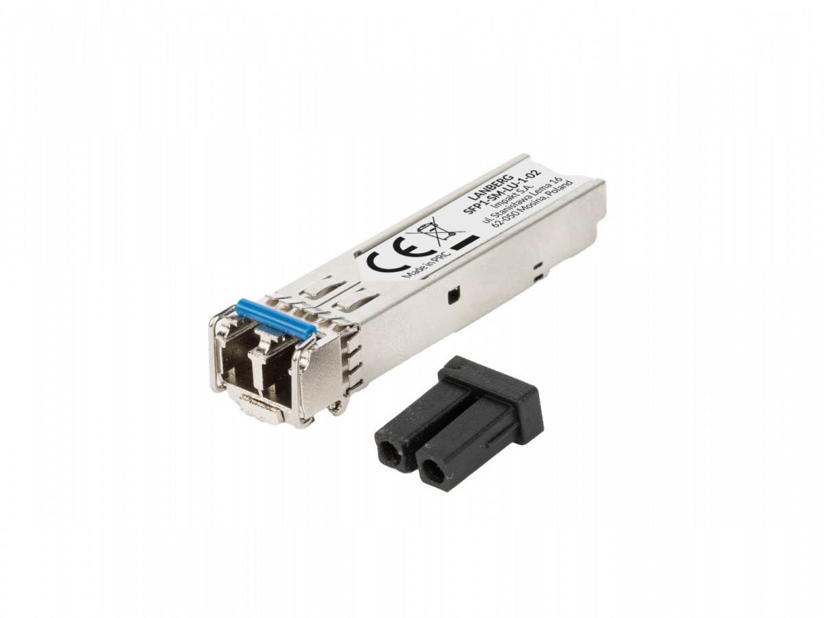 LANBERG SFP module; LC/UPC,SFP; 0÷70°C