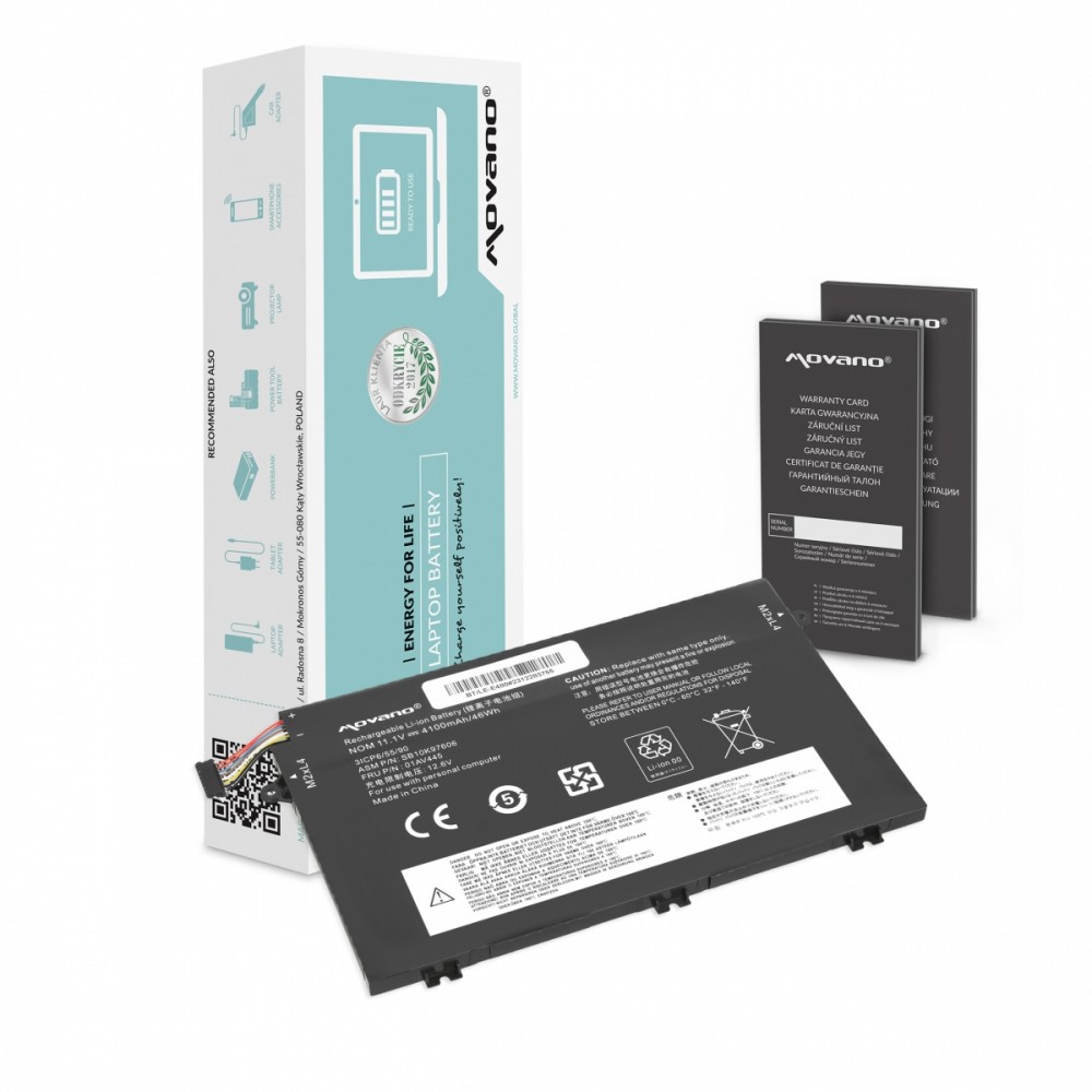 Movano Battery 01AV445 for Lenovo ThinkPad
