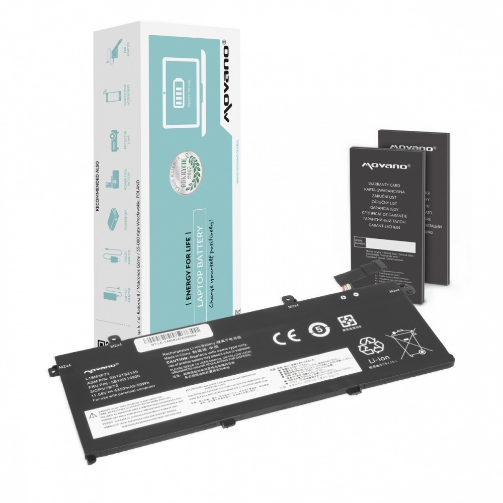 Movano Battery L18M3P73 for Lenovo ThinkPad