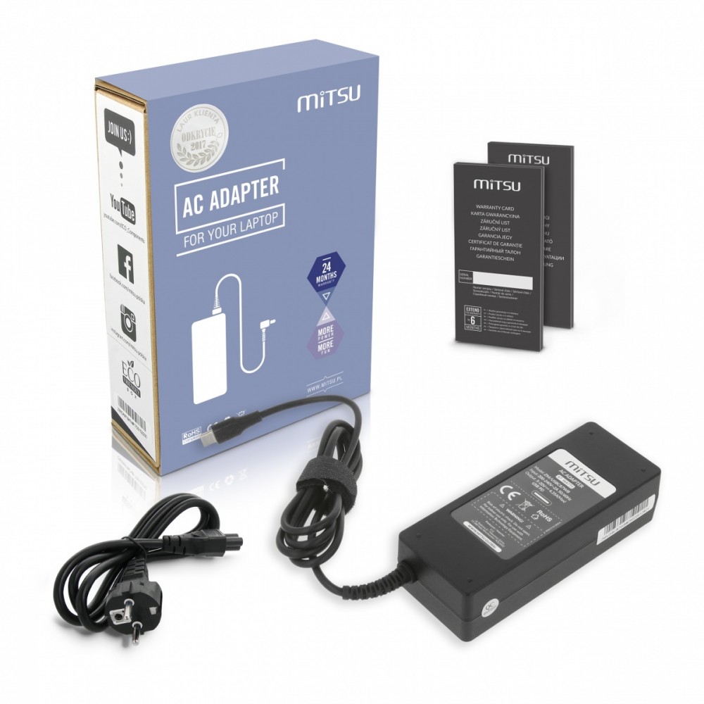 MITSU Laptop charger power supply 87W