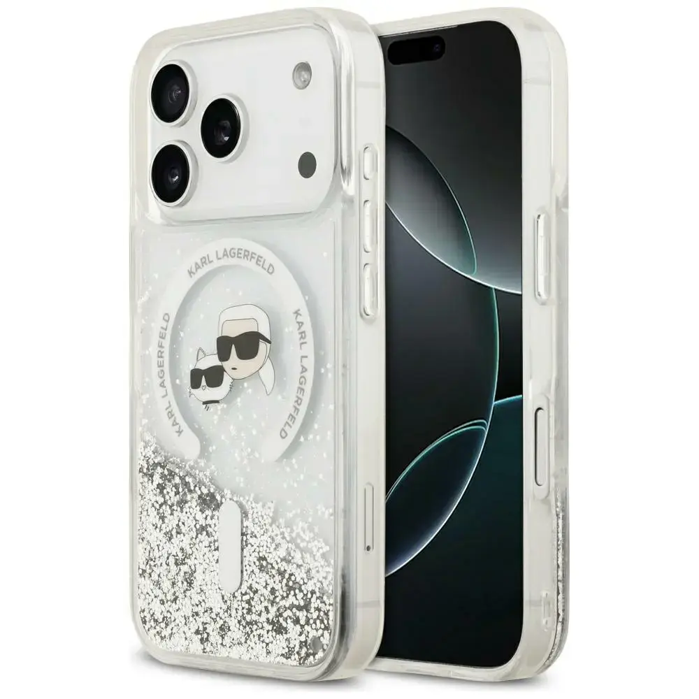 Case Karl Lagerfeld Liquid Glitter Karl&Choupette